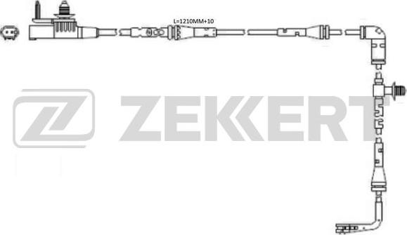 Zekkert BS-8118 - Indikators, Bremžu uzliku nodilums ps1.lv