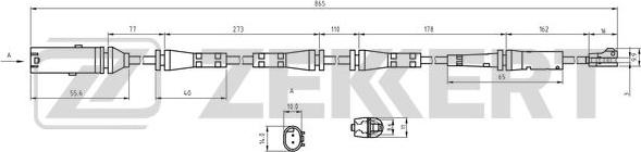 Zekkert BS-8131 - Indikators, Bremžu uzliku nodilums ps1.lv