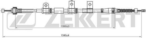 Zekkert BZ-1068 - Trose, Stāvbremžu sistēma ps1.lv