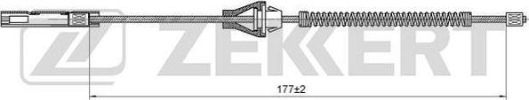 Zekkert BZ-1039 - Trose, Stāvbremžu sistēma ps1.lv