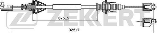 Zekkert BZ-1164 - Akseleratora trose ps1.lv