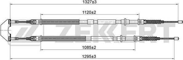 Zekkert BZ-1175 - Trose, Stāvbremžu sistēma ps1.lv