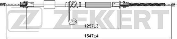 Zekkert BZ-1225 - Trose, Stāvbremžu sistēma ps1.lv