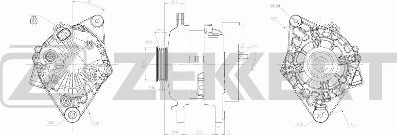 Zekkert GE-1000 - Ģenerators ps1.lv