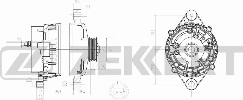 Zekkert GE-1007 - Ģenerators ps1.lv