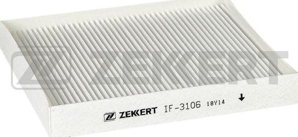 Zekkert IF-3106 - Filtrs, Salona telpas gaiss ps1.lv