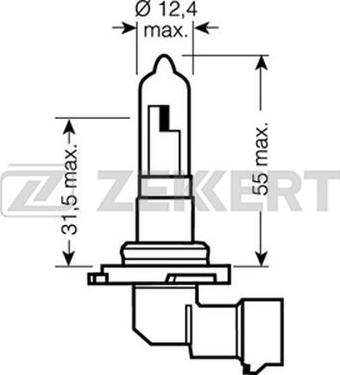 Zekkert LP-1108 - Kvēlspuldze, Pamatlukturis ps1.lv