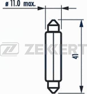 Zekkert LP-1133 - Kvēlspuldze, Aizm. lukturis ps1.lv