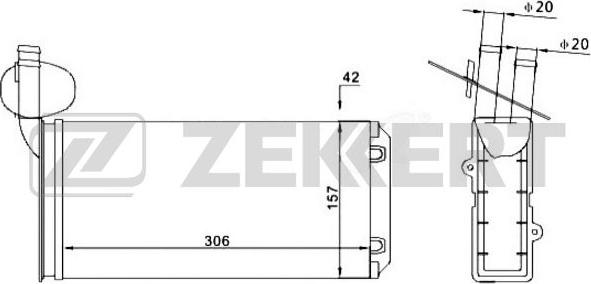 Zekkert MK-5064 - Siltummainis, Salona apsilde ps1.lv