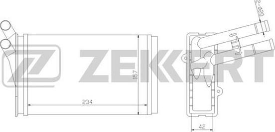 Zekkert MK-5009 - Siltummainis, Salona apsilde ps1.lv