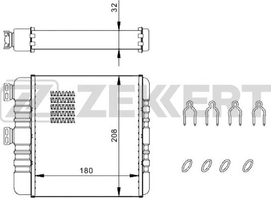 Zekkert MK-5087 - Siltummainis, Salona apsilde ps1.lv