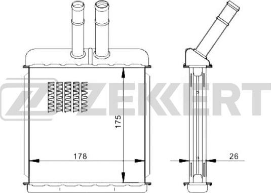 Zekkert MK-5038 - Siltummainis, Salona apsilde ps1.lv