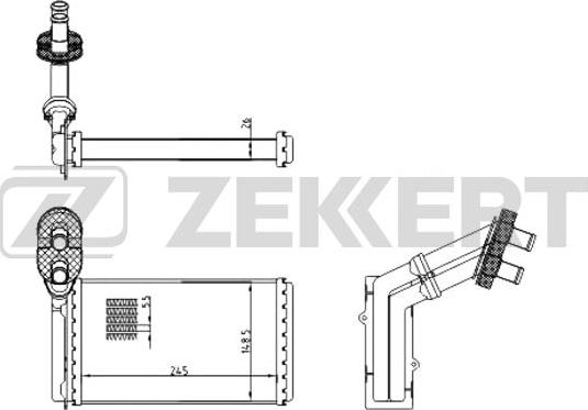 Zekkert MK-5032 - Siltummainis, Salona apsilde ps1.lv