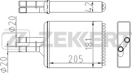 Zekkert MK-5077 - Siltummainis, Salona apsilde ps1.lv