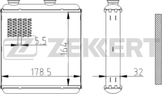 Zekkert MK-5131 - Siltummainis, Salona apsilde ps1.lv