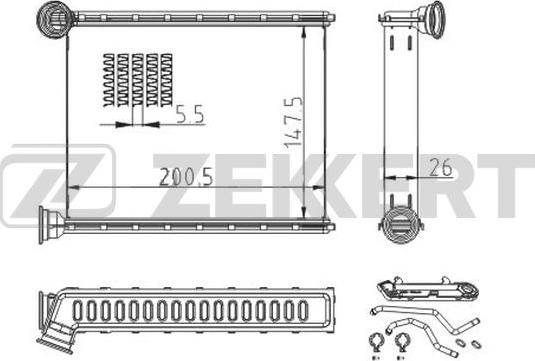 Zekkert MK-5138 - Siltummainis, Salona apsilde ps1.lv