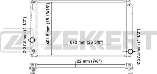 Zekkert MK-1472 - Radiators, Motora dzesēšanas sistēma ps1.lv
