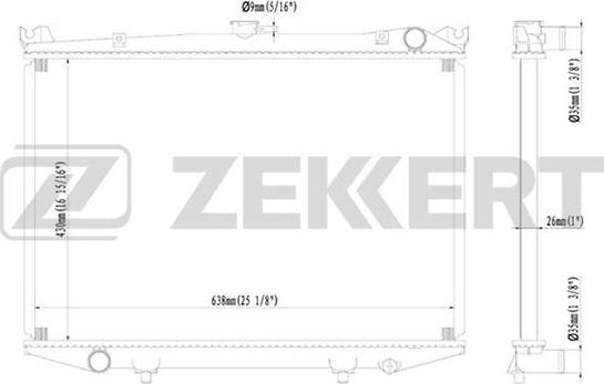 Zekkert MK-1057 - Radiators, Motora dzesēšanas sistēma ps1.lv