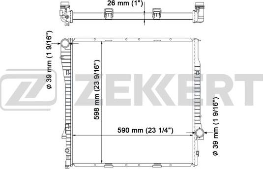 Zekkert MK-1137 - Radiators, Motora dzesēšanas sistēma ps1.lv