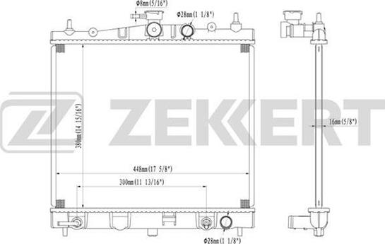 Zekkert MK-1179 - Radiators, Motora dzesēšanas sistēma ps1.lv