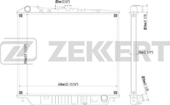 Zekkert MK-1219 - Radiators, Motora dzesēšanas sistēma ps1.lv