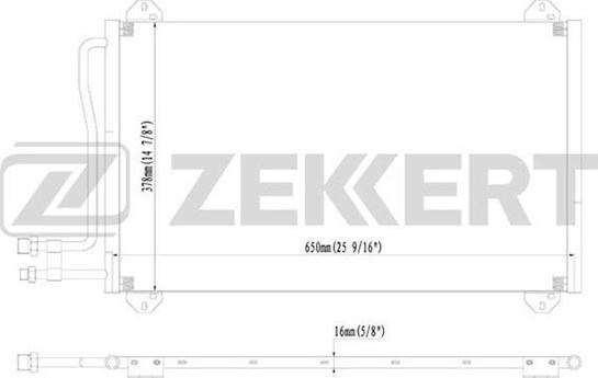 Zekkert MK-3087 - Kondensators, Gaisa kond. sistēma ps1.lv