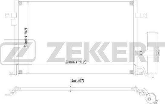 Zekkert MK-3022 - Kondensators, Gaisa kond. sistēma ps1.lv