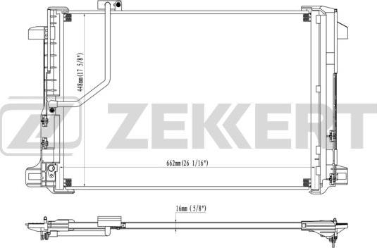 Zekkert MK-3076 - Kondensators, Gaisa kond. sistēma ps1.lv