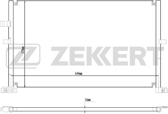 Zekkert MK-3177 - Kondensators, Gaisa kond. sistēma ps1.lv