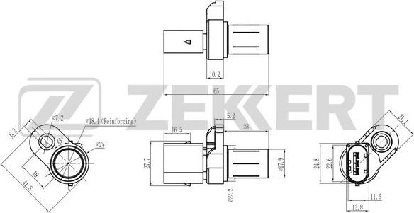 Zekkert SE-4096 - Impulsu devējs, Kloķvārpsta ps1.lv