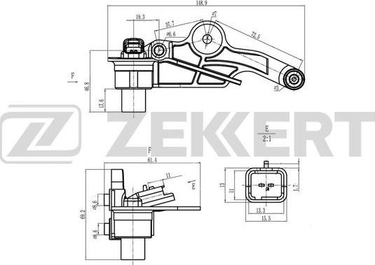 Zekkert SE-4054 - Impulsu devējs, Kloķvārpsta ps1.lv