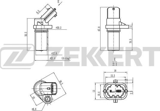 Zekkert SE-4058 - Impulsu devējs, Kloķvārpsta ps1.lv