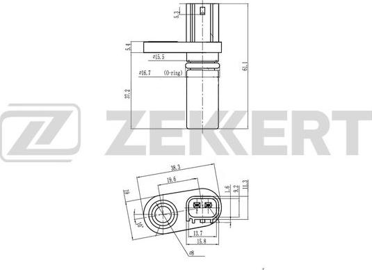 Zekkert SE-4084 - Impulsu devējs, Kloķvārpsta ps1.lv