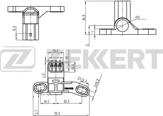 Zekkert SE-4081 - Impulsu devējs, Kloķvārpsta ps1.lv