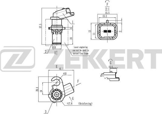 Zekkert SE-4083 - Impulsu devējs, Kloķvārpsta ps1.lv