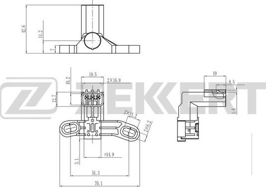 Zekkert SE-4082 - Impulsu devējs, Kloķvārpsta ps1.lv