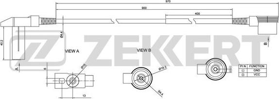 Zekkert SE-4028 - Impulsu devējs, Kloķvārpsta ps1.lv