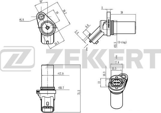 Zekkert SE-4079 - Impulsu devējs, Kloķvārpsta ps1.lv