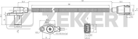 Zekkert SE-4104 - Impulsu devējs, Kloķvārpsta ps1.lv