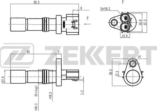 Zekkert SE-4101 - Impulsu devējs, Kloķvārpsta ps1.lv