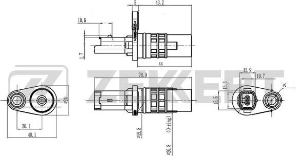 Zekkert SE-4115 - Impulsu devējs, Kloķvārpsta ps1.lv