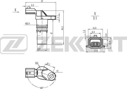 Zekkert SE-4110 - Impulsu devējs, Kloķvārpsta ps1.lv