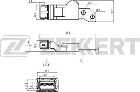 Zekkert SE-4121 - Impulsu devējs, Kloķvārpsta ps1.lv