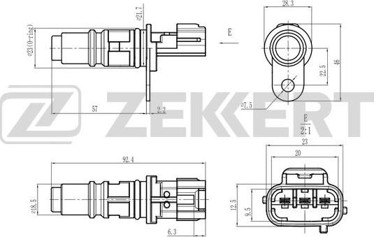 Zekkert SE-5048 - Devējs, Sadales vārpstas stāvoklis ps1.lv