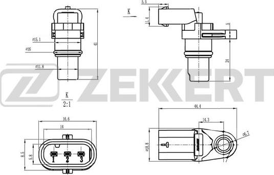 Zekkert SE-5017 - Devējs, Sadales vārpstas stāvoklis ps1.lv