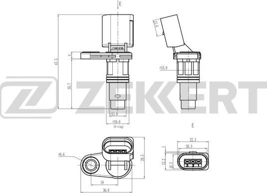 Zekkert SE-5033 - Devējs, Sadales vārpstas stāvoklis ps1.lv