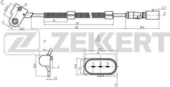 Zekkert SE-5028 - Devējs, Sadales vārpstas stāvoklis ps1.lv