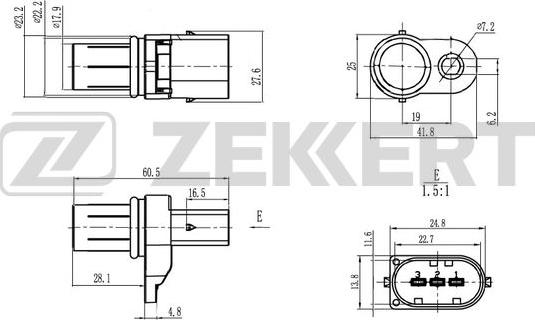 Zekkert SE-5027 - Devējs, Sadales vārpstas stāvoklis ps1.lv