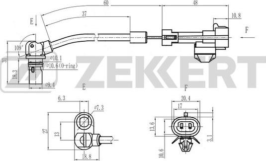 Zekkert SE-6193 - Devējs, Riteņu griešanās ātrums ps1.lv