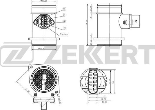 Zekkert SE-1024 - Gaisa masas mērītājs ps1.lv